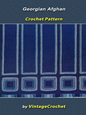 cover image of Georgian Afghan Vintage Crochet Pattern